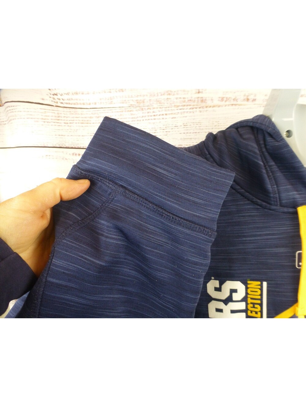 Majestic MLB Milwaukee Brewers Hoodie 2XL Men's Navy Blue Activewear K3A - Picture 6 of 16